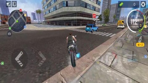 城市模拟摩托车